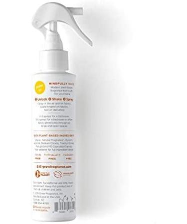 Grow Fragrance Ginger Pumpkin 100% Plant Based Air + Fabric Freshener Spray 5 oz - Fall Limited Edition - Buy Online on GoSupps.com