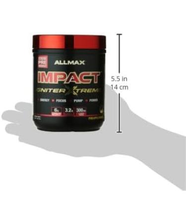 ALLMAX Nutrition - Impact Igniter Xtreme Pre Workout Powder - with Citrulline Malate Beta - Alanine Caffeine Taurine and Betaine anhydrous - Pineapple Mango - 360g Pineapple Mango 20 Servings (Pack of 1) - Buy Online on GoSupps.com
