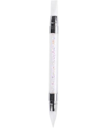 1Pc Rhinestones Handle Emboss Nail Art Pen Silicone Nail Carving Brush Glitter Picker Nail Brushes Powder Picking Tools ExcellentProfessional Processed - Buy Online on GoSupps.com