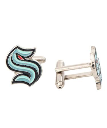 Seattle Kraken Team NHL National Hockey League Logo Formal Wear (Cufflinks)
