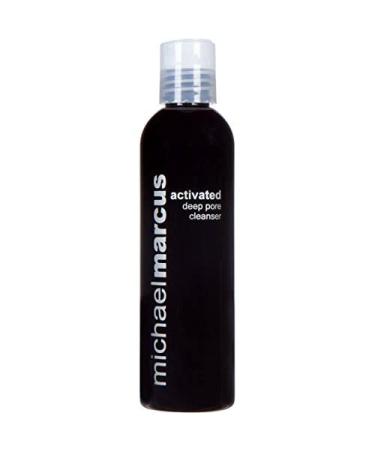 michael marcus Activated Charcoal Deep Pore Cleanser - Detoxifying and Helps Remove Oils Dirt Debris & Tone Skin - Natural Product for All Skin Types - (4oz Bottle)