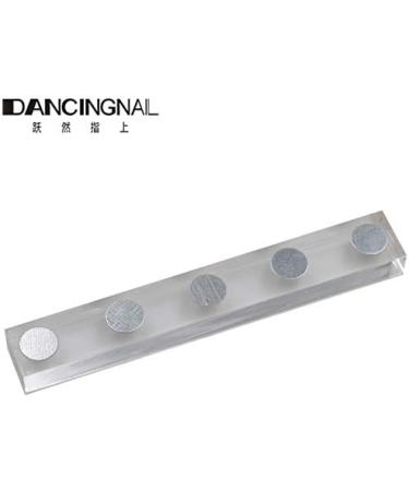 Magnetic Nail Art Practice Training Display Stand Acrylic Crystal Base Alloy False Nail Tip Holder Salon DIY Manicure Tool 2018 - Buy Online on GoSupps.com