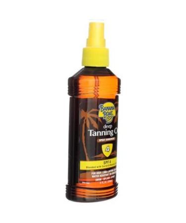 Banana Boat Deep Tanning Spray with Coconut Oil SPF 4 - Value Pack of 5 | 8oz Each - Buy Online on GoSupps.com