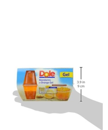 Dole Fruit Bowls Mandarin Oranges in Orange Gel - Gluten Free Healthy Snack, 16 Total Cups (4 oz each) - Buy Online on GoSupps.com