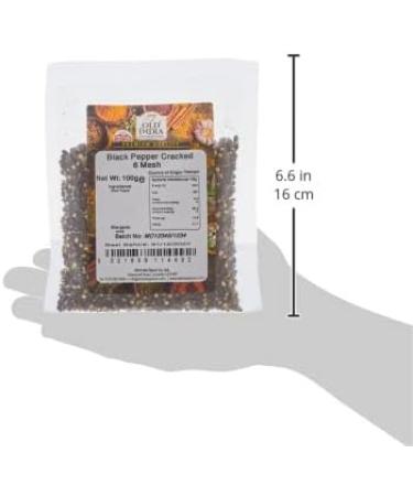 Old India Black Pepper Cracked 6 Mesh 100g - Premium Quality Spice - Buy Online on GoSupps.com