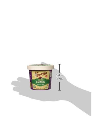 Bob's Red Mill Organic Gluten Free Oatmeal Cup - Fruit & Seed, 12 Pack | Healthy Breakfast - Buy Online on GoSupps.com