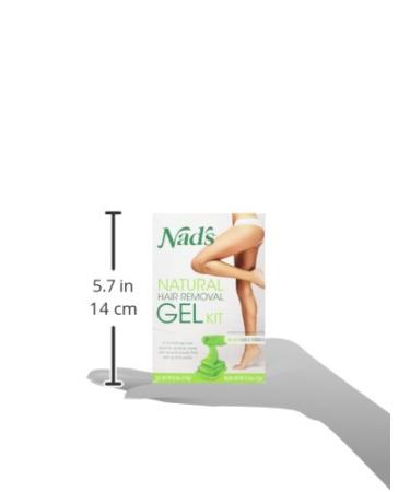 Nad's Gel Wax Hair Removal Kit for Women - Body & Face - 6 oz - Buy Online on GoSupps.com