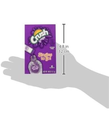 Lot of 9 Boxes/54 Packets Grape CRUSH Sugar Free Singles to go! - Buy Online on GoSupps.com