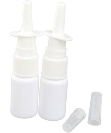 Tiuimk 20ml (2pcs) White Spray Bottles - Perfect for Travel Use Nasal Spray and More - Buy Online on GoSupps.com