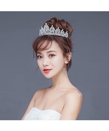 Crown Bride Diadem Crystal Tiara | Elegant Women's Hair Jewelry for Birthdays & Weddings - Perfect Gift - Buy Online on GoSupps.com