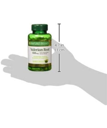 Nature's Bounty Valerian Root 450 mg - 100 Capsules | Herbal Sleep Support - Buy Online on GoSupps.com