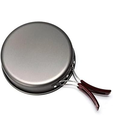 AIROKA Aluminum Alloy Non-Stick Medium Frying Pan - Folding Handle for Camping, Picnic, Hiking - Buy Online on GoSupps.com