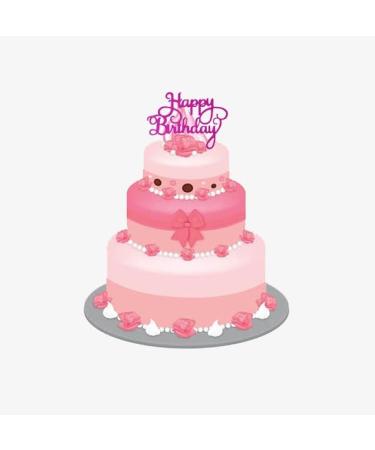 LIANRISES 12pcs Happy Birthday Cake Topper 6 Colors Personalised Cupcake Toppers Happy Birthday Topper Cake Toppers for Boys Happy Birthday Cake Toppers - Buy Online on GoSupps.com
