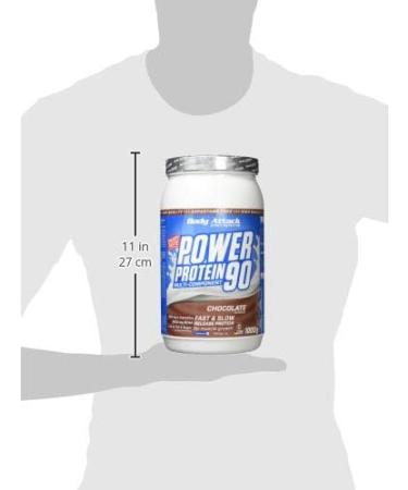 Buy Body Attack Power Protein 90 Chocolate 1kg - Multi-Component Protein Powder with BCAA Vitamins & L-Carnitine - Extra Creamy Protein Shake Made in Germany - International Shipping Available - Buy Online on GoSupps.com