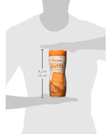 Happy Family Organics Superfood Puffs - Veggie & Fruit Sweet Potato & Carrot 2.1 oz - Buy Online on GoSupps.com