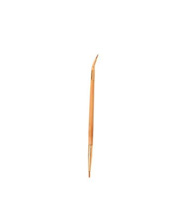 FRCOLOR 1pcs Eyeliner Bamboo Brush Straight Bent Angled Brush Make up Lip Brush