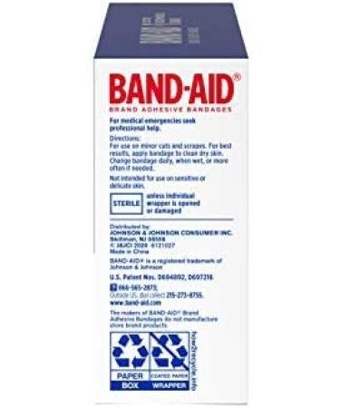 Band-Aid Tough-Strips Adhesive Bandage (60 ct, Limited Edition) - For Minor Cuts & Scrapes - Buy Online on GoSupps.com