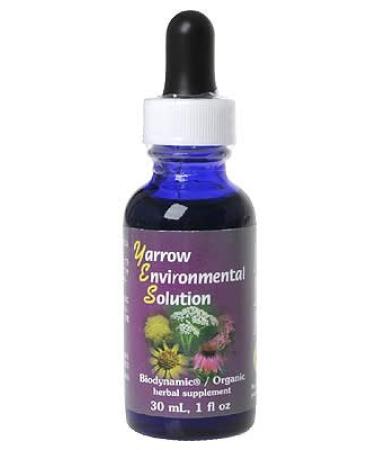 FLOWER ESSENCE SERVICES Yarrow Environmental Solution Dropper, 1 Ounce 1 Fl Oz (Pack of 1)