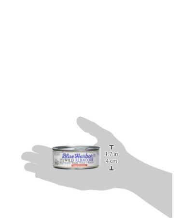 Blue Harbor Fish Co. Wild Albacore Solid White Tuna in Water No Salt Added - 4.6 oz Can (Pack of 12) - Buy Now! - Buy Online on GoSupps.com
