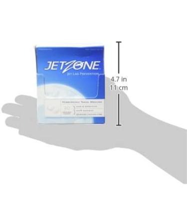 JetZone Jet Lag Prevention - Natural Homeopathic Remedy - 30 Chewable Tablets for Easy Travel Relief - Buy Online on GoSupps.com