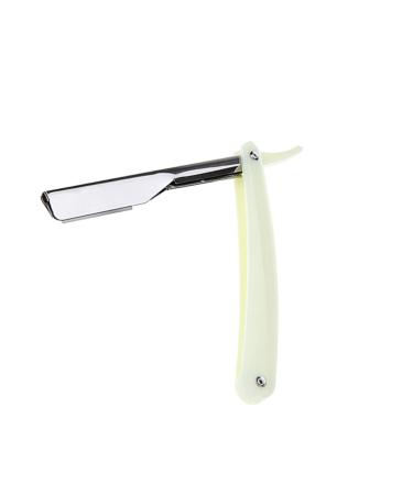 PopetPop Maquina de Afeitar Barbier Bart Razor Razor For M quina de Afeitar Para Hombre Face Razing For Men Maquinilla de Afeitar Para Hombre Styler Man Foldable White White 2 PCs