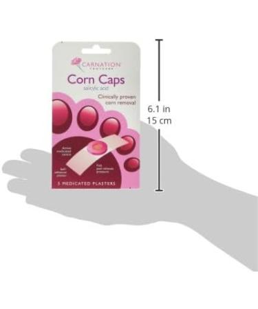 Carnation Corn Caps - 5 Count (Pack of 1) for Effective Corn Removal - Buy Online on GoSupps.com