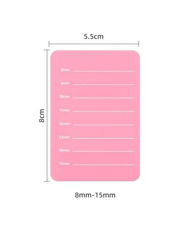 Premium Eyelash Palette - Acrylic Grafting Storage Board for Beauty Schools & Salons | Pink Medium False Eyelashes - Buy Online on GoSupps.com