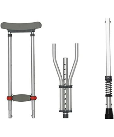 Crutches for Adults Underarm Folding Underarm Adult Crutches with Damping Spring Comfortable Medical Crutch with Double Shock Absorber Height Adjustable Aluminum Alloy Great for T Lucky Star - Buy Online on GoSupps.com