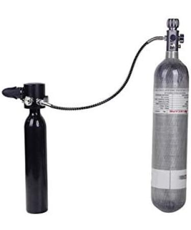 M18x1.5 Paintball Fill Station Dual Gauge Valve with 20 High Pressure Hose - Up to 4500psi | PCP Air Gun Charging System - Buy Online on GoSupps.com