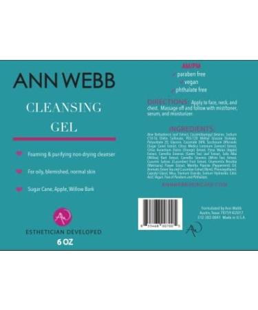 Foaming Cleansing Gel for Oily & Blemished Skin Non-Greasy Exfoliating Cleanser with Silky Smooth Formula for All Skin Types - 6 oz 6 Fl Oz (Pack of 1) - Buy Online on GoSupps.com