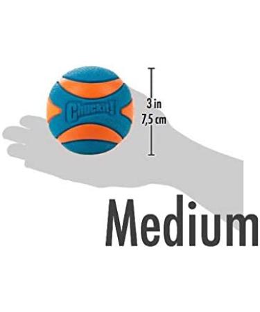Chuckit! Ultra Squeaker Ball Medium - Pack of 2 | Durable Dog Toy - Buy Online on GoSupps.com