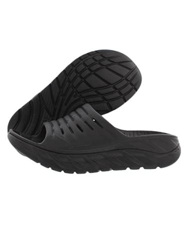 HOKA ONE ONE Ora Recovery Womens Sandals 9 Black/Black
