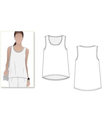 Style Arc Sewing Pattern - Evie Knit Top (Sizes 18-30)
