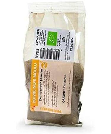 Organic Ground Black Pepper - 50 g - Buy Online on GoSupps.com
