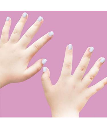 400pcs Allstarry Children Fake Nail Tips Acrylic White Short Full Cover - Perfect for Kids and Little Girls - Buy Online on GoSupps.com