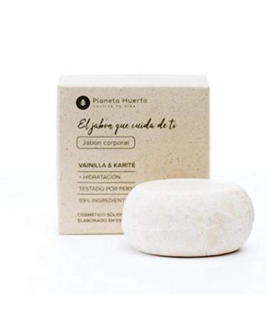 Planeta Huerto Planeta Potager Vanilla and Shea Butter Solid Body Soap 85g Moisturizing and nourishing Soft and relaxing fragrance