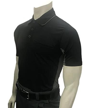 Smitty | BBS-314 | Major League Style | Body Flex Vented Umpire Short Sleeve Shirt Charcoal/Grey Small