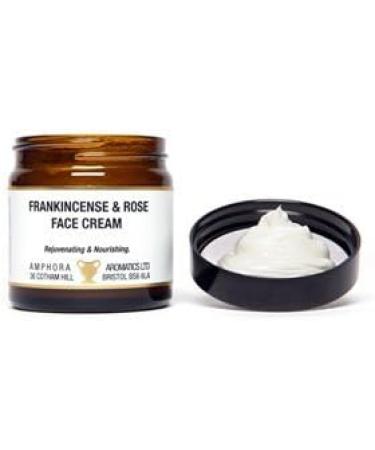 Frankincense and Rose Face Cream in a 60ml Amber Glass Jar exceptionally beneficial for dry & mature skin due to its moisturising and nourishing qualities. - Buy Online on GoSupps.com