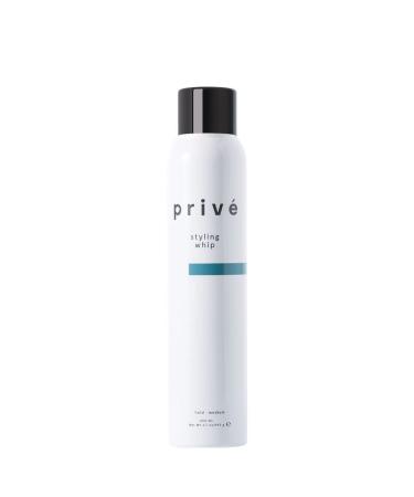 Priv  Styling Whip   Styling & Volumizing Mousse   Incredible Body  Movement  Volume and Shine for Fine and Medium Hair  Curly Hair Mousse (6.7 oz)