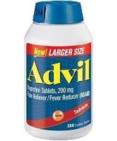 Advil Ibuprofen Coated Tablets 200mg - 360 Count | Fast Pain Relief - Buy Online on GoSupps.com
