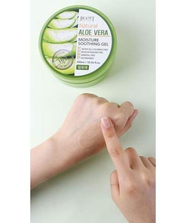 Buy JIGOTT Natural Aloe Vera 100% Moisture Soothing Gel 300ml | Hydrating Gel for Skin Relief | International Shipping Available - Buy Online on GoSupps.com