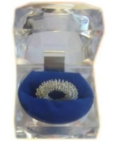Premium Chi-Enterprise Anti-Stress Massage Ring | Silver Acupressure Ring for Anxiety Relief | International Shipping Available - Buy Online on GoSupps.com