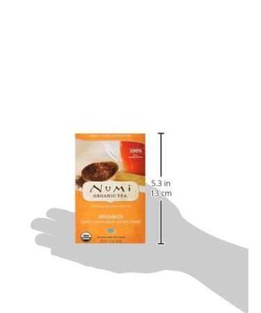 Numi Organic Red Mellow Bush Rooibos Herbal Tea - 18 Count - Buy Online on GoSupps.com