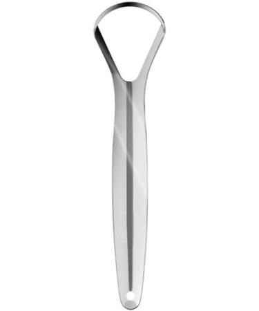Buy Stainless Steel Tongue Scraper - Reusable & Eco-Friendly Tongue Cleaner for Fresh Breath - Perfect for Adults - Buy Online on GoSupps.com