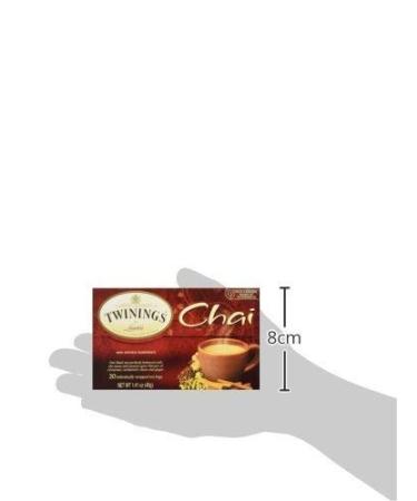 Twinings Chai Tea Bags - 20 Count (Pack of 2) | Authentic and Fragrant Blend - Buy Online on GoSupps.com