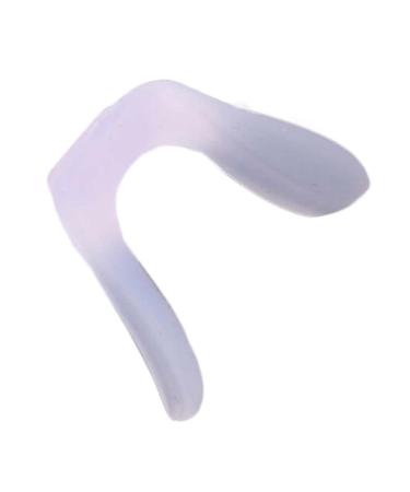 Wekiva replacement nose pad holder made of metal nose bridge 2 pieces purple for inserting/screwing glasses pad replacement for children U-shaped plastic glasses transparent silicone-nose pad arm