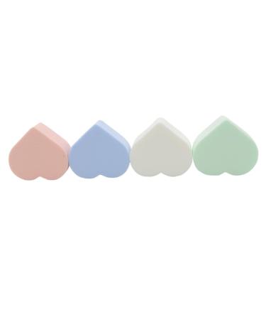Beaupretty 12 Pcs Makeup Sponges Set - Heart Shape Foundation & Cleansing Facial Puffs for Flawless Makeup | International Shipping Available - Buy Online on GoSupps.com