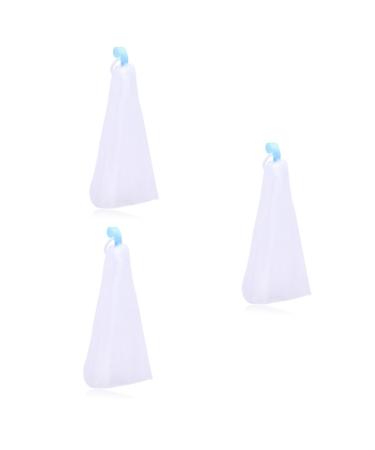 Beatifufu 3pcs Multi-purpose Foaming Net for Face Washing Dual Soap Net for Easy to High Absorption for Facial Gel Shampoo Use