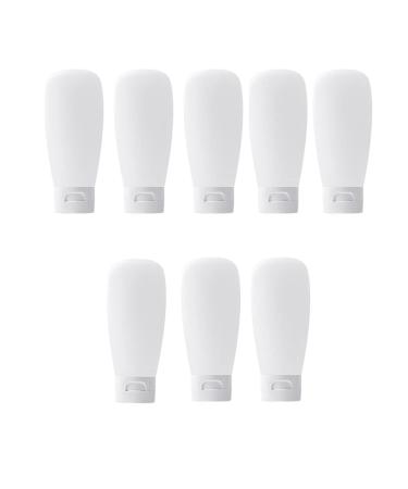 12PCS 150ml / 5oz Clear Refillable Empty Plastic Squeeze Softtubes With Flip Cap Makeup Containers Sample Packaging Jars Bath Containers Portable Bottle