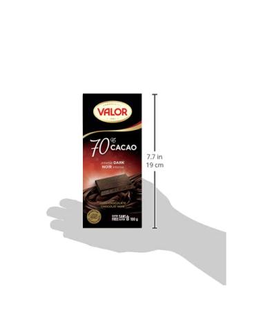 Valor Intense Dark Chocolate 70% Cacao - 3.5 oz (100g) - Rich, Gourmet Indulgence - Buy Online on GoSupps.com